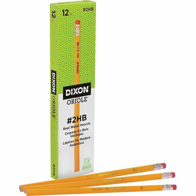 Dixon / Ticonderoga Dixon Ticonderoga Company / Pencil Oriole #2HB Yw 12 Count DIX12872