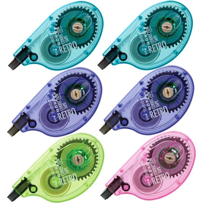 Tombow USA Tape Correction Retro 6PC TOM68670