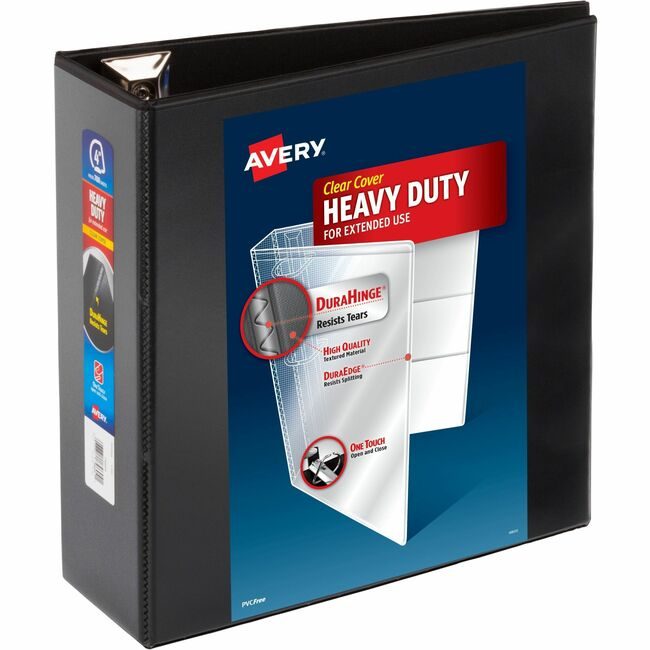 Avery Products Corporation Binder View Hd Ezd 4" Black AVE79-604