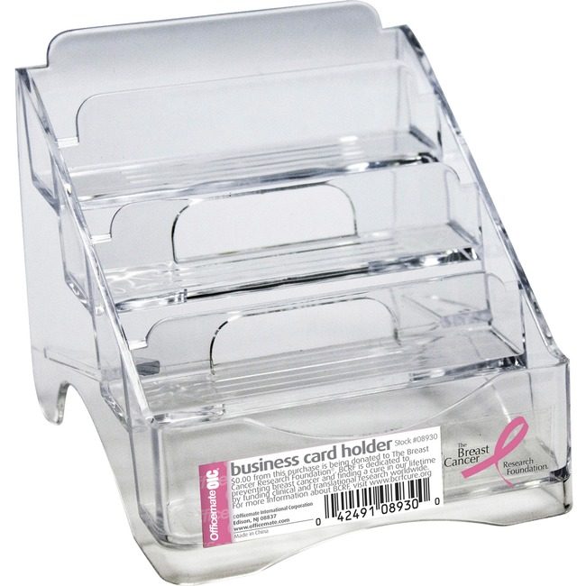 Officemate Holder Businesscard Bca Clear OIC08930