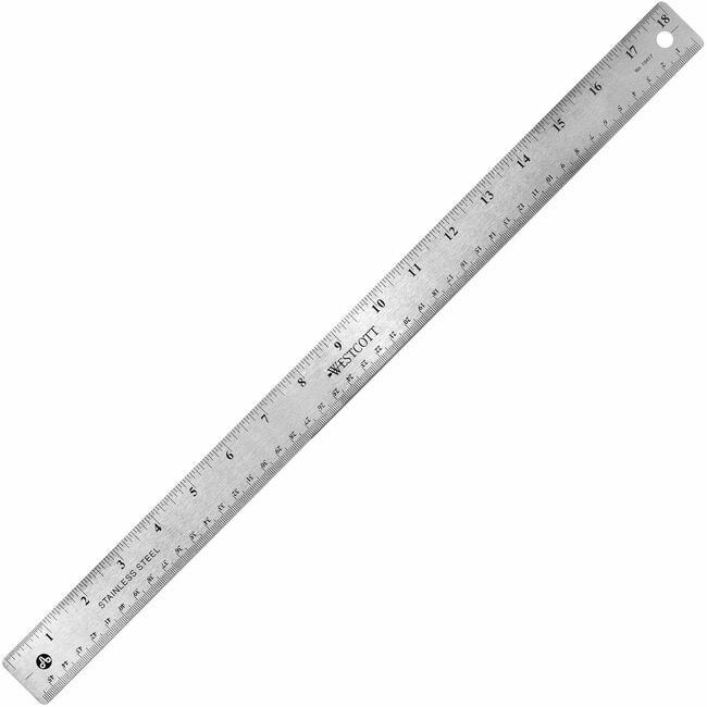 Westcott / Acme United Acme United Corporation Westcott / Ruler Stainless Steel 18" ACM10417BX