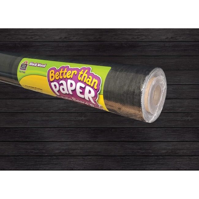 Teacher Created Resources Roll Fabric Bb Btp Blk Wood TCR77453