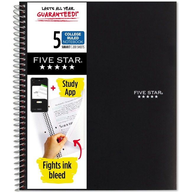 ACCO Brands Mead / Five Star Ntebk 5STAR Stuap 5SUB 8.5X11 MEA72081