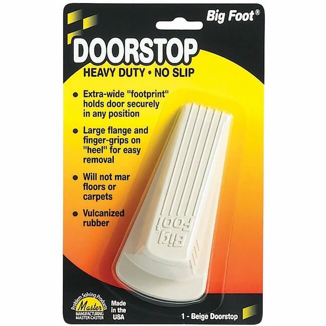 Master Manufacturing Doorstop Big Foot Bg MAS00900