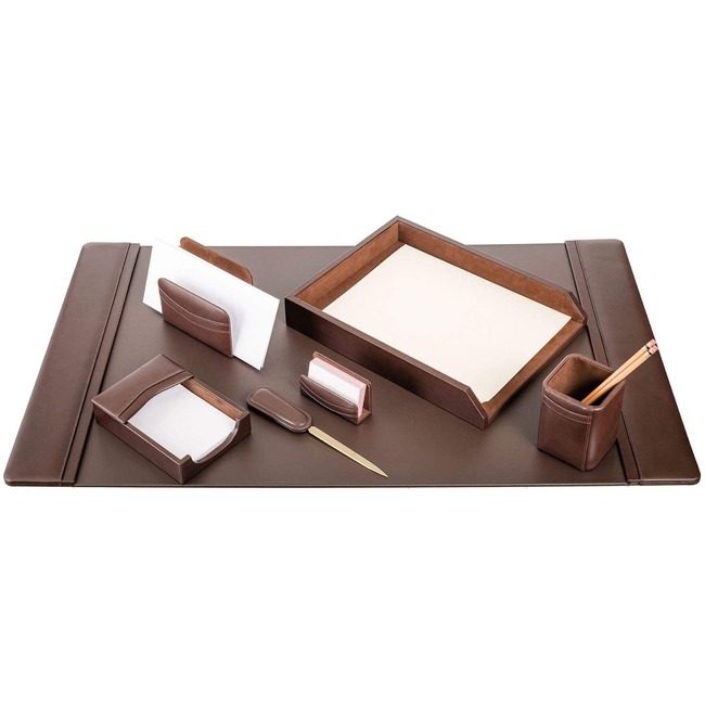 Dacasso Dsk St Lthr Bn 7PC DACD3404