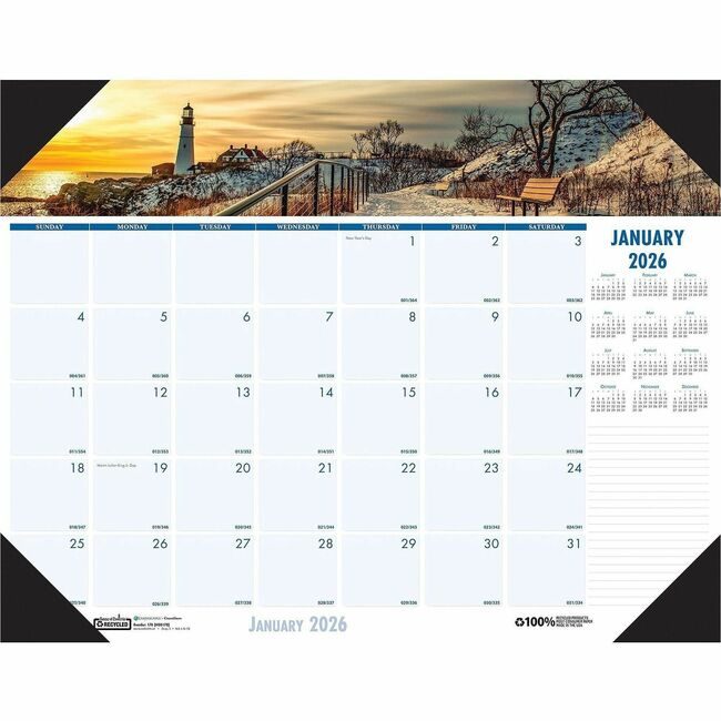 House of Doolittle Pad Desk Coastline HOD178
