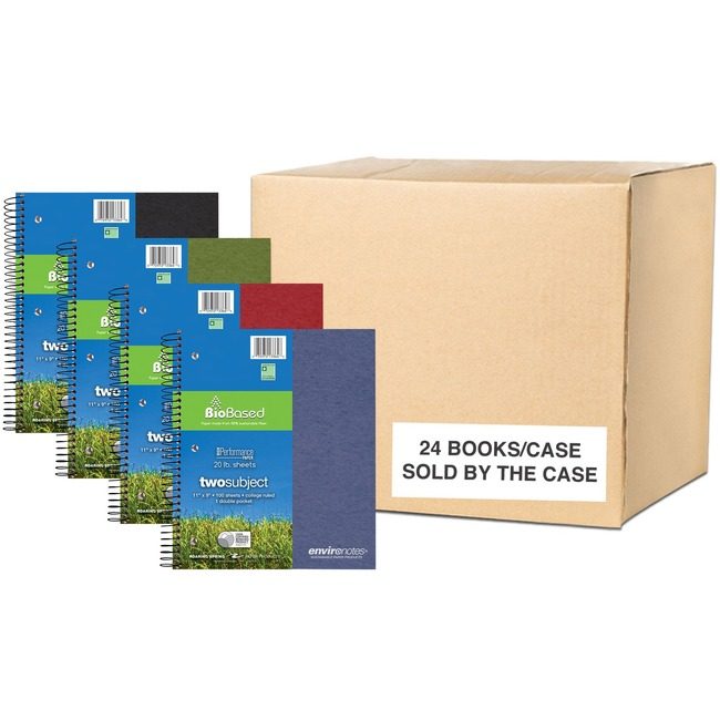 Roaring Spring Paper Products Notebook Enviro 2SUB 11X9 ROA13364CS