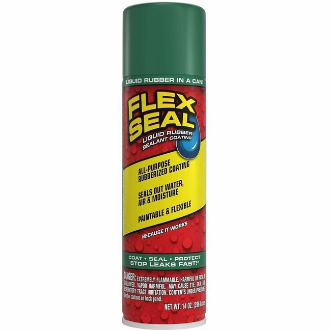 Swift Response, LLC Flex Seal Rubber Liquid 14OZ Green FLXFSGRNR20