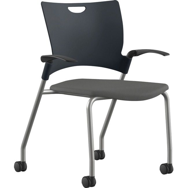 9to5 Seating Chair Stck Fbrc 25" Gy/Sr NTF1315A12SFDO
