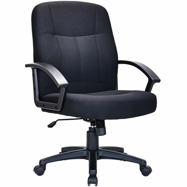 Lorell Chair Exec Midback Fab Black LLR84552