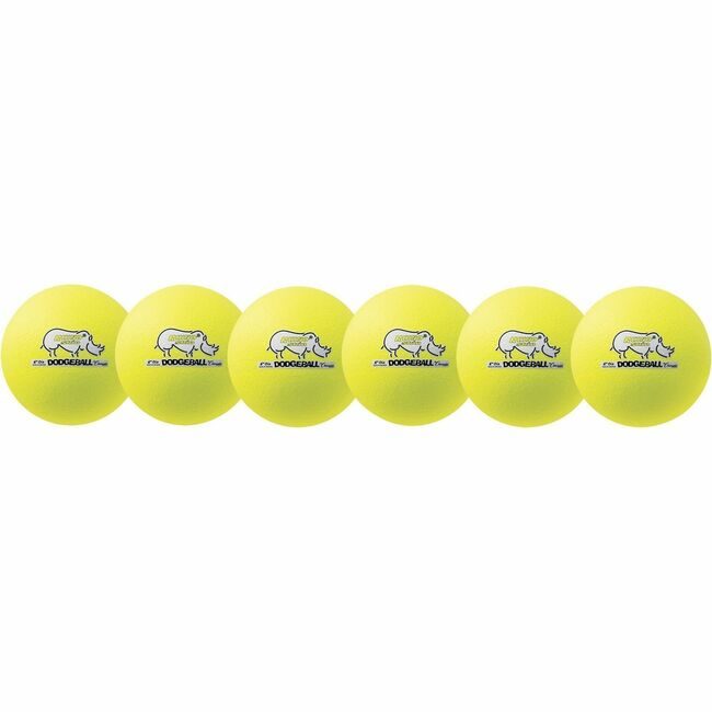 Champion Sports Dodgeball Foam Neonyellow CSIRXD6NYSET