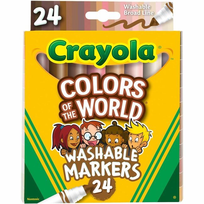 Crayola LLC Mkr Cotw 24 Count Wash B/L CYO587802