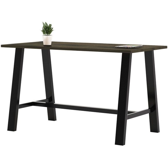KFI Seating Table W/Wdtop 36X72 Wn KFI3672MTLFTB41