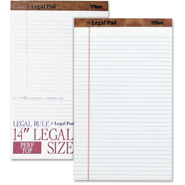 TOPS Products Pad Legal Rld Perf We TOP7573