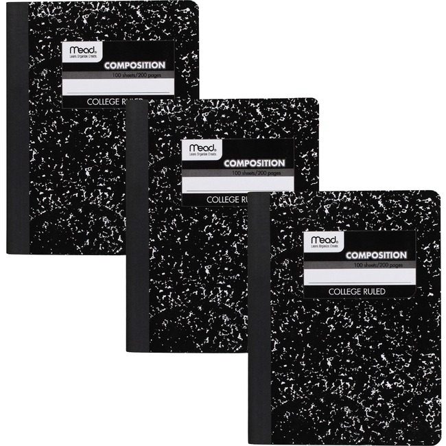 ACCO Brands Mead / Five Star Book Comp Cr 3 Pack 8X10 MEA38111