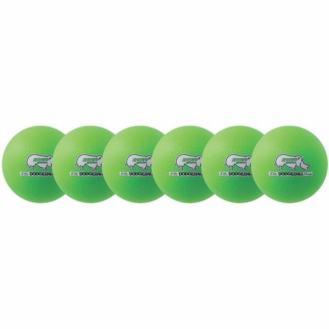 Champion Sports Dodgeball Foam Neongreen CSIRXD6NGSET