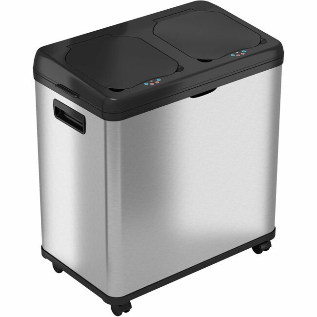 HLS Commercial Trash Recycle Dualbin 16G HLCHLS16DCSS
