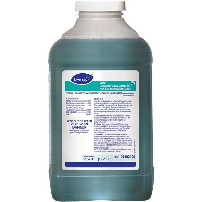 Diversey Cleaner Disinfectant Restrm DVO101102190