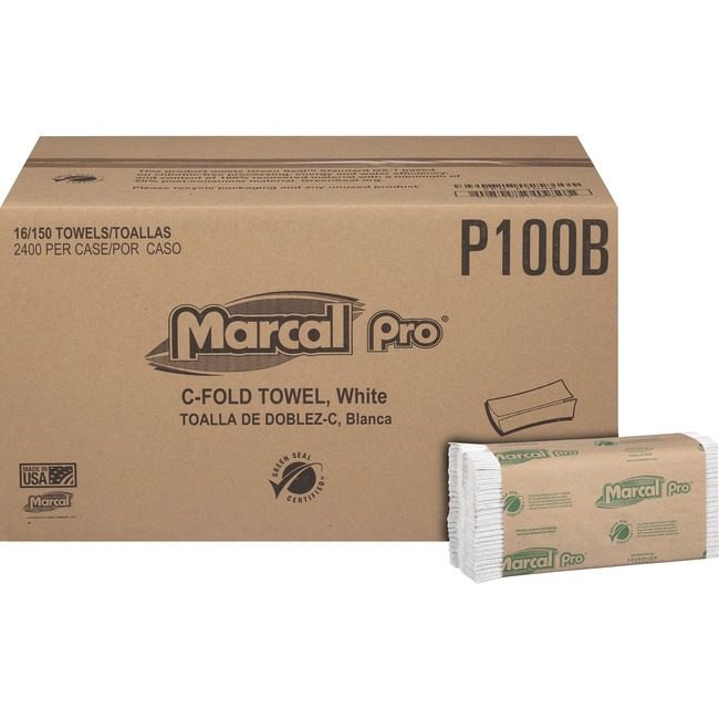 Marcal Pro Marcal Manufacturing, LLC Pro Towel Cfold 16PK/150 Ntwh MRCP100B