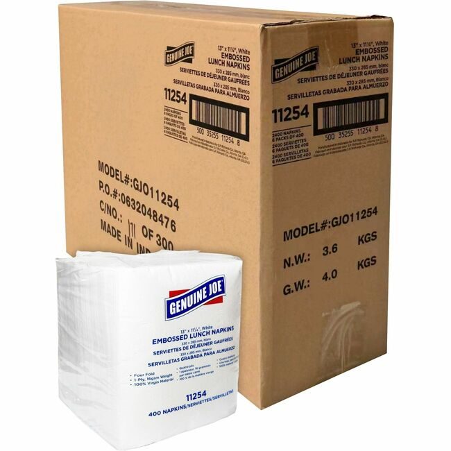 Genuine Joe Napkin Luncheon 13X11.25 GJO11254CT