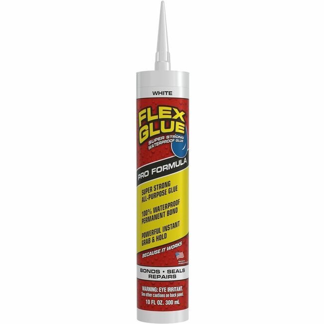 Swift Response, LLC Flex Seal Glue Cartridge 10OZ White FLXGFSTANR10