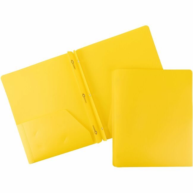 Business Source Folder 2PCKT Poly Fastnr Yw BSN20884