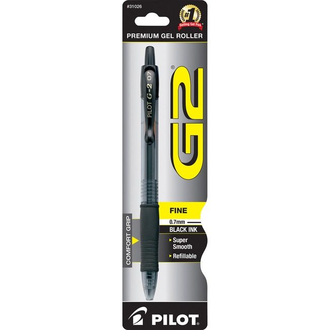 Pilot Corporation of America Pen Gel Rt G2 Fn Black 1 Pack PIL31026