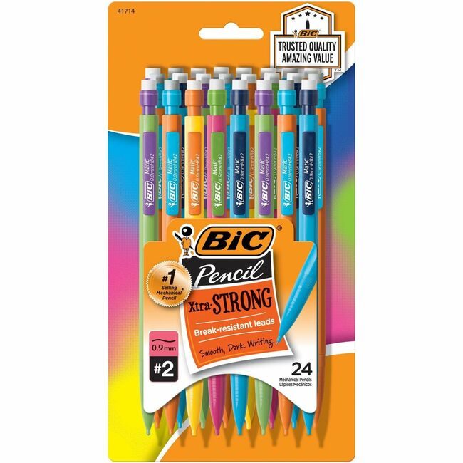 BIC Corporation Pencil Mech 24 Pack .9MM BICMPLWP241