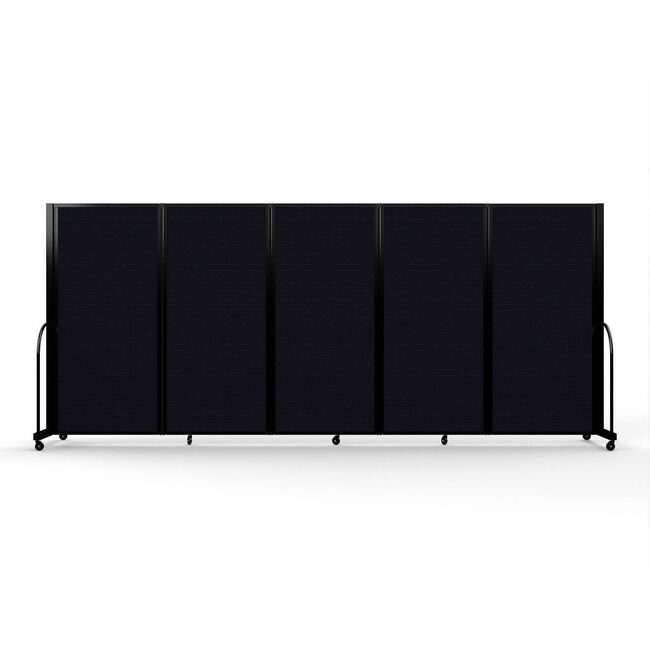 Screenflex Divider 6HX141"W Black Bkfr SCXFSH605BDX