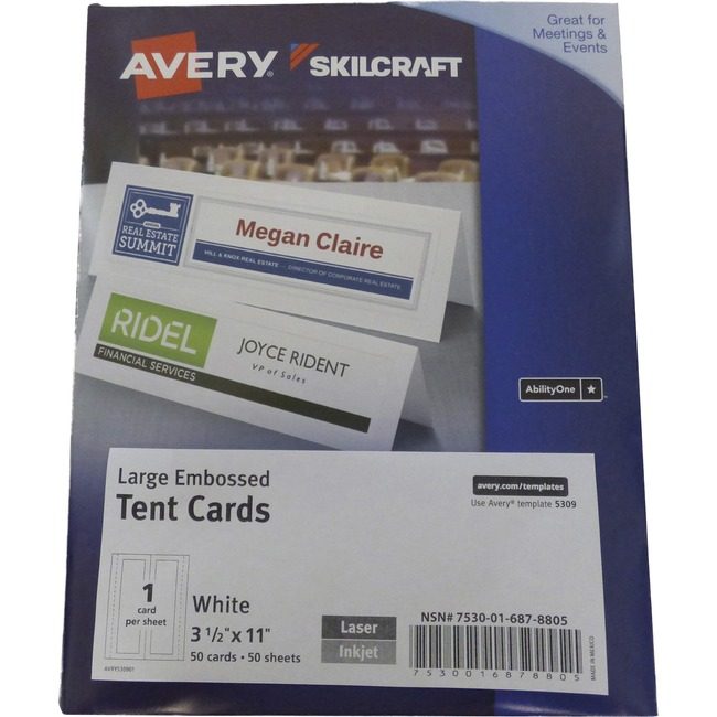 Varies / verify SKU SKU-LEVEL VERIFICATION REQUIRED Cards Tent 3.5X11 50 NSN6878805