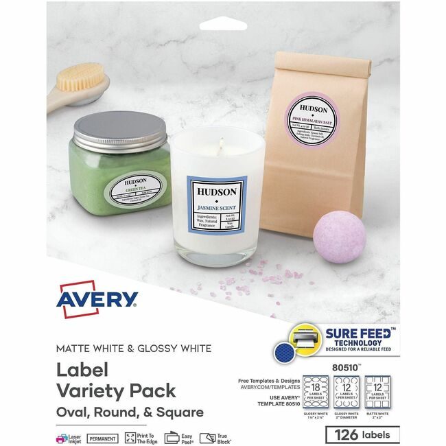Avery Products Corporation Label Dt Ad Variety AVE80510