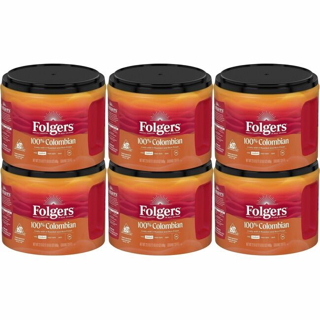 The J.M. Smucker Company Folgers Coffee Col Can 22.6OZ FOL30445CT