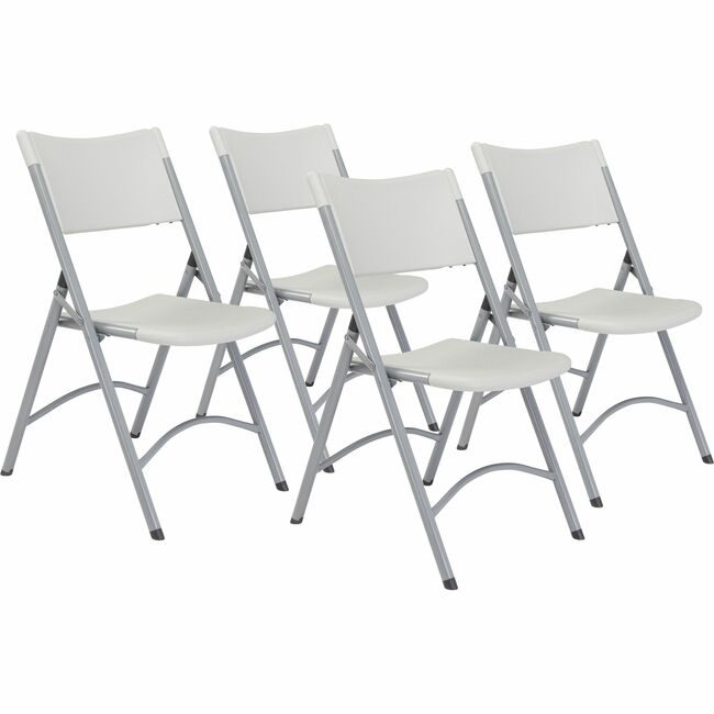 National Public Seating Chair Fold Plast Gray 600SER NPS602