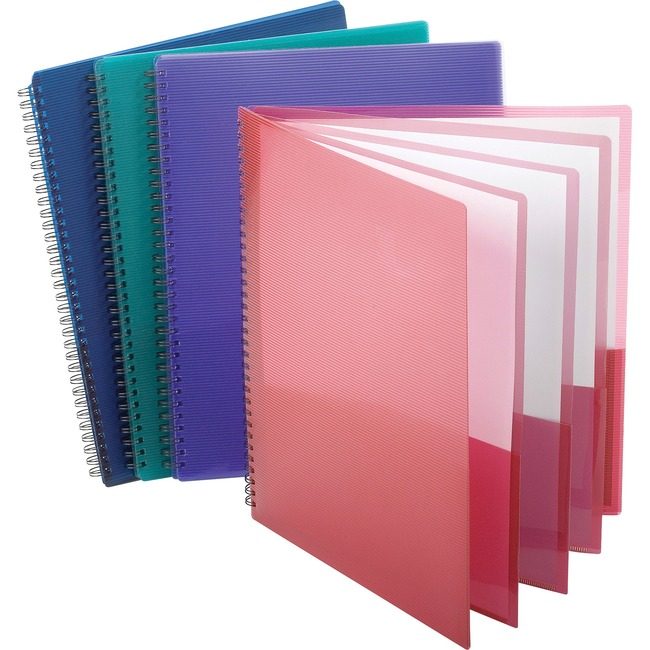 TOPS Products / ACCO legacy Oxford Folder Pocket POLY8 Assorted OXF5740404