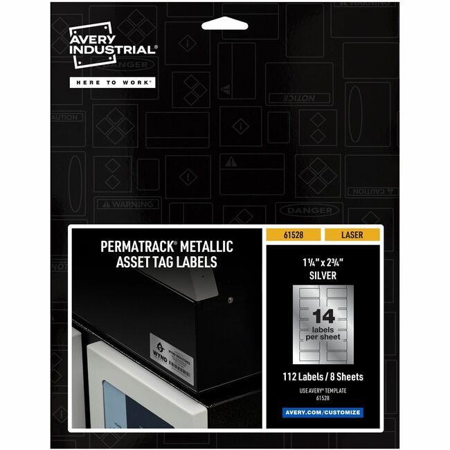 Avery Products Corporation Label Tag Metlc Slv 112 Pack AVE61528