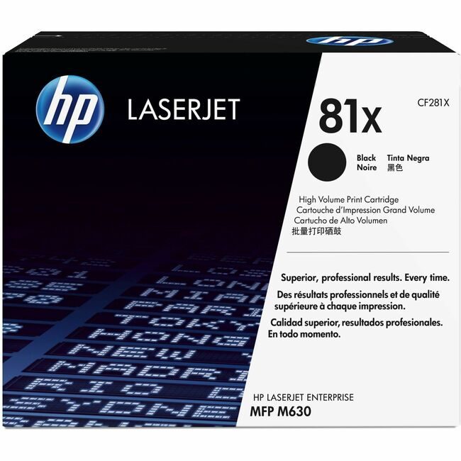 HP Inc. / Hewlett-Packard Crtdg Lj ORIG HP81X Black HEWCF281X