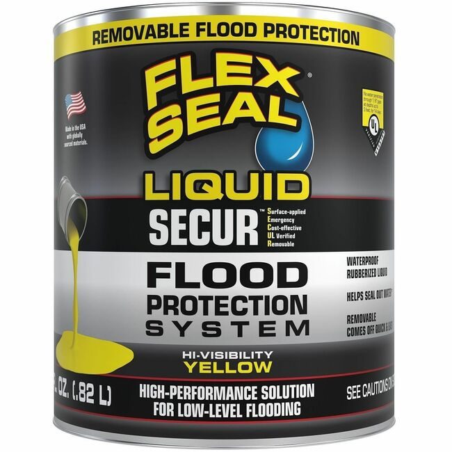 Swift Response, LLC Flex Seal Rubber Liquid 28OZ Yellow FLXRLSYELR32