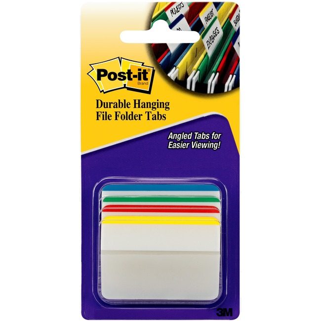3M Company Tab Post-It Angled 2" Assorted MMM686A-1