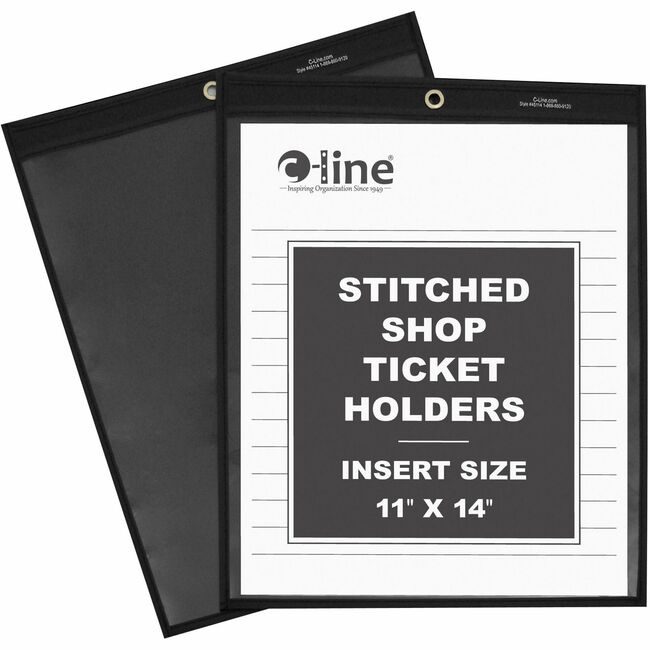 C-Line Products Holder Shoptickt 11X14 Clbk CLI45114
