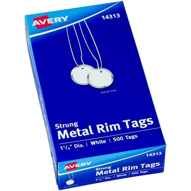 Avery Products Corporation Tags Metal Rim 1.25" We 500 AVE14-313