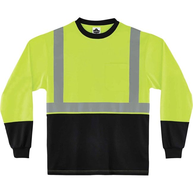 Ergodyne T-Shirt Long Sleeve 4X Lime EGO22708