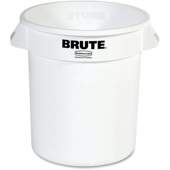 Rubbermaid Commercial Products Cntnr 10 Gal Whi Brute RCP261000WHCT
