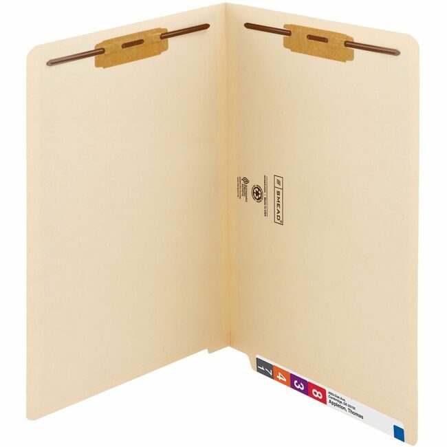 Smead Manufacturing Co. Folder File Fastnr Legal 11PT SMD37115