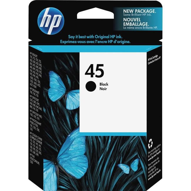 HP Inc. / Hewlett-Packard Crtdg Ink DESIGNJT 700 Black HEW51645A