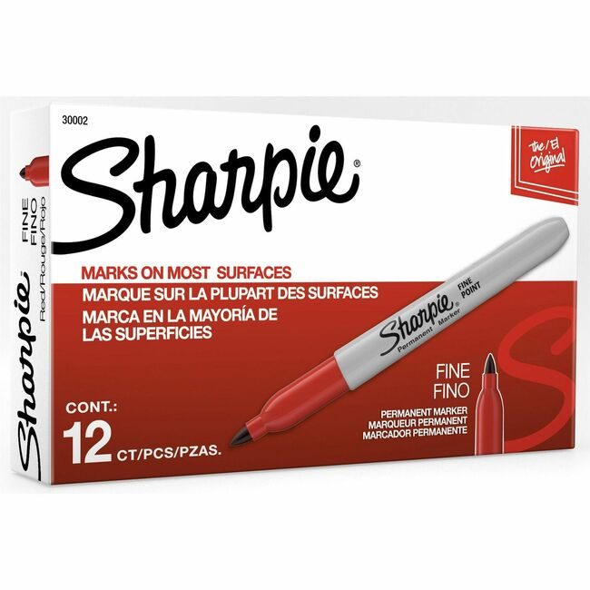 Sharpie / Expo / Prismacolor / Sanford Newell Brands / Sanford Sharpie / Expo / Prismacolor / Marker Fine Red SAN30002B