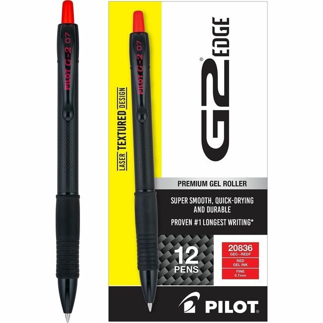Pilot Corporation of America Pen Gel G2 EDGE Red Fn PIL20836