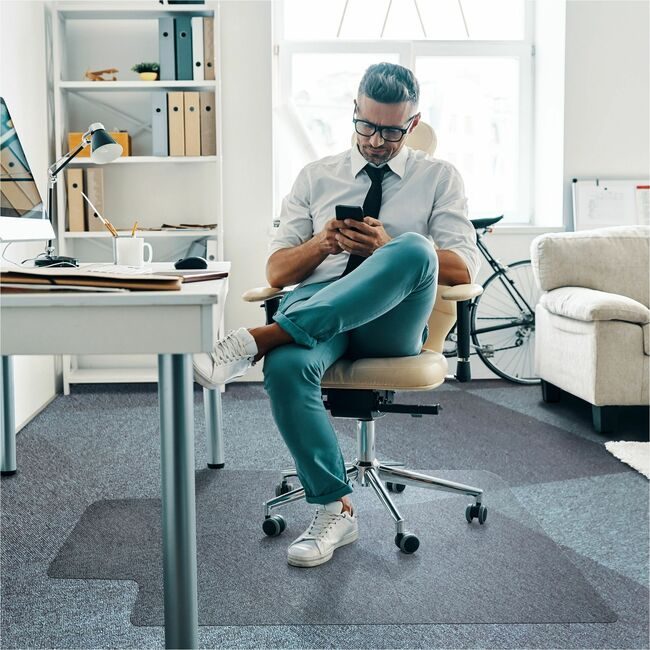 Floortex Chairmat Pc Lip CARPET 35X4 FLRFC118923LR