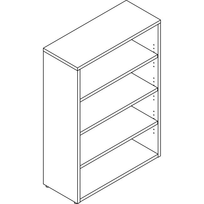 Lorell Bookcase 34X48X12 Ge LLRPBK3448GE