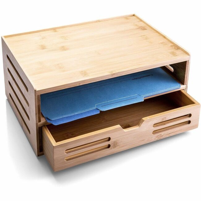 Officemate Organizer Dsk Drwr Bamboo OIC71005