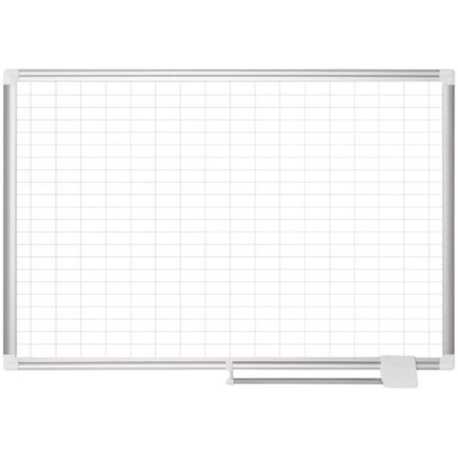 Bi-silque / MasterVision Board W/Kit Plnr 48X36 GRID BVCMA0592830A